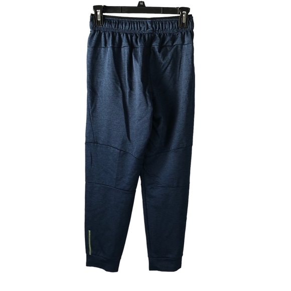 Youth (Boys) Russell Navy Blue Sweatepants with Lime Green Accents. Size 14/16 - Picture 2 of 12